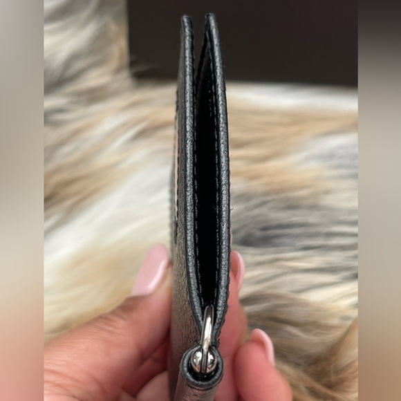 GUCCI Black Grained Leather Web Logo Bifold Bill/Money Clip Wallet - Picture 6 of 9